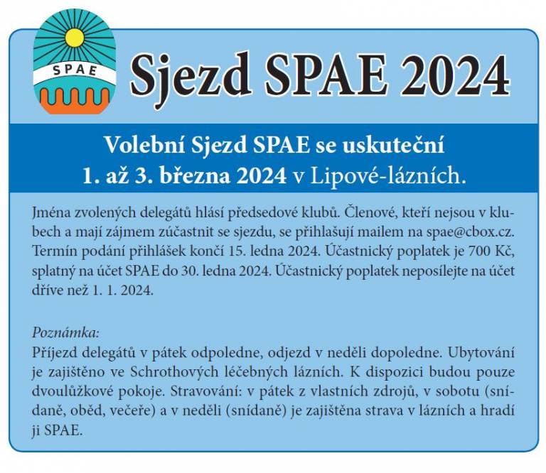 Sjezd SPAE 2024