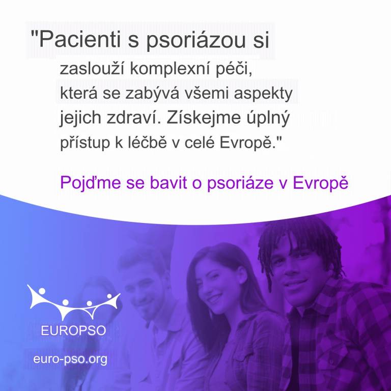 Úplný přístup k léčbě lupenky v celé Evropě Úplný přístup k léčbě lupenky v celé Evropě