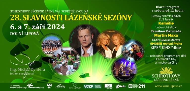 28. Slavnosti lázeňské sezóny  6-7.9.2024
