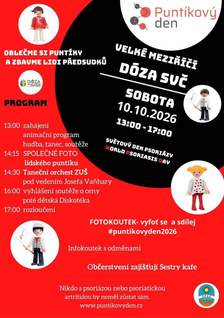 Připojte se k Puntíkovému dni ve Velkém Meziříčí